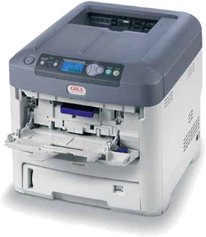 Ведущий журнал “ITPRO” рекомендует цветной принтер OKI C711WT для печати белым тонером